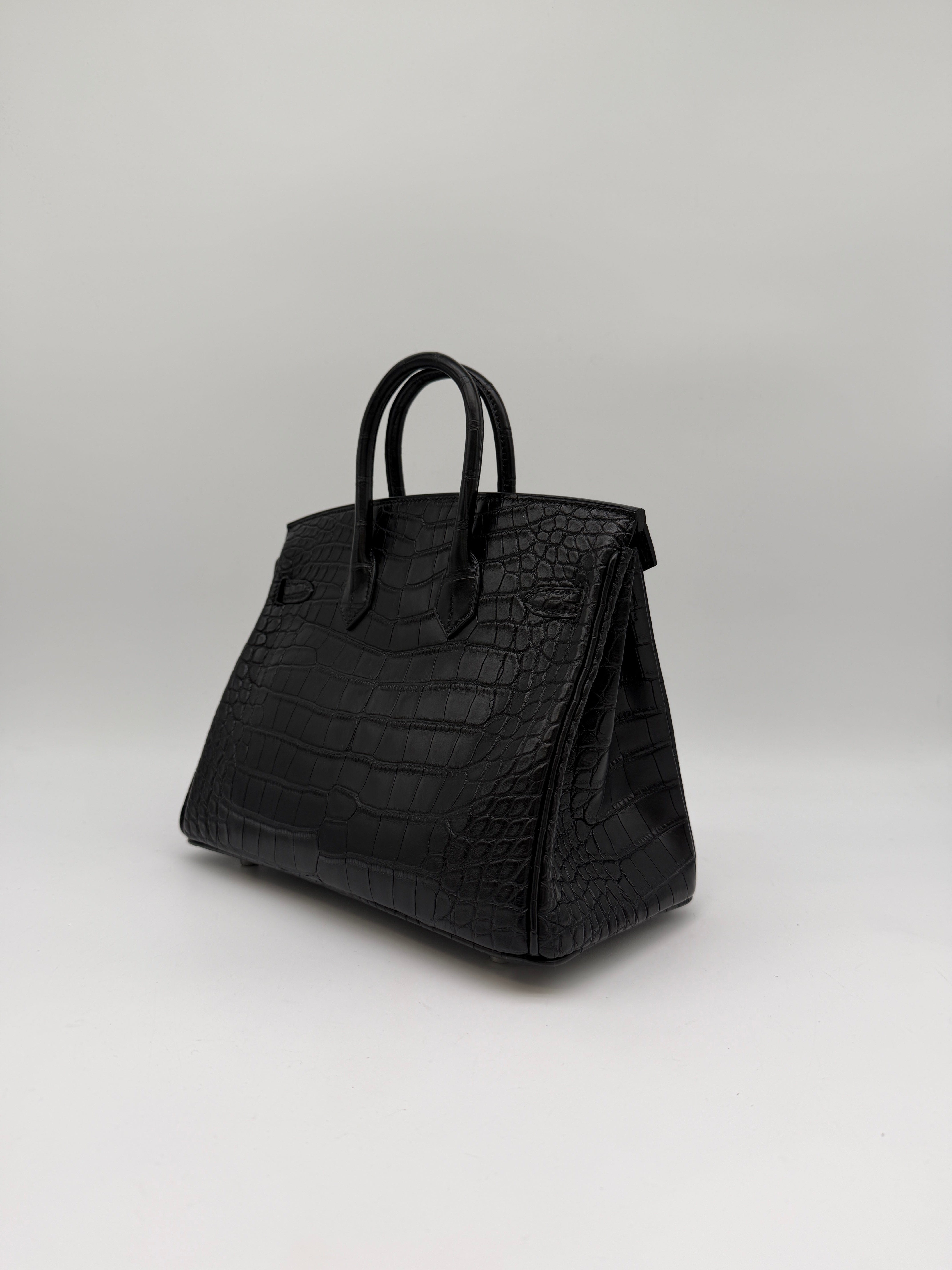 Prime Concierge Hermès Birkin 25 Black Matte Palladium Hardware
