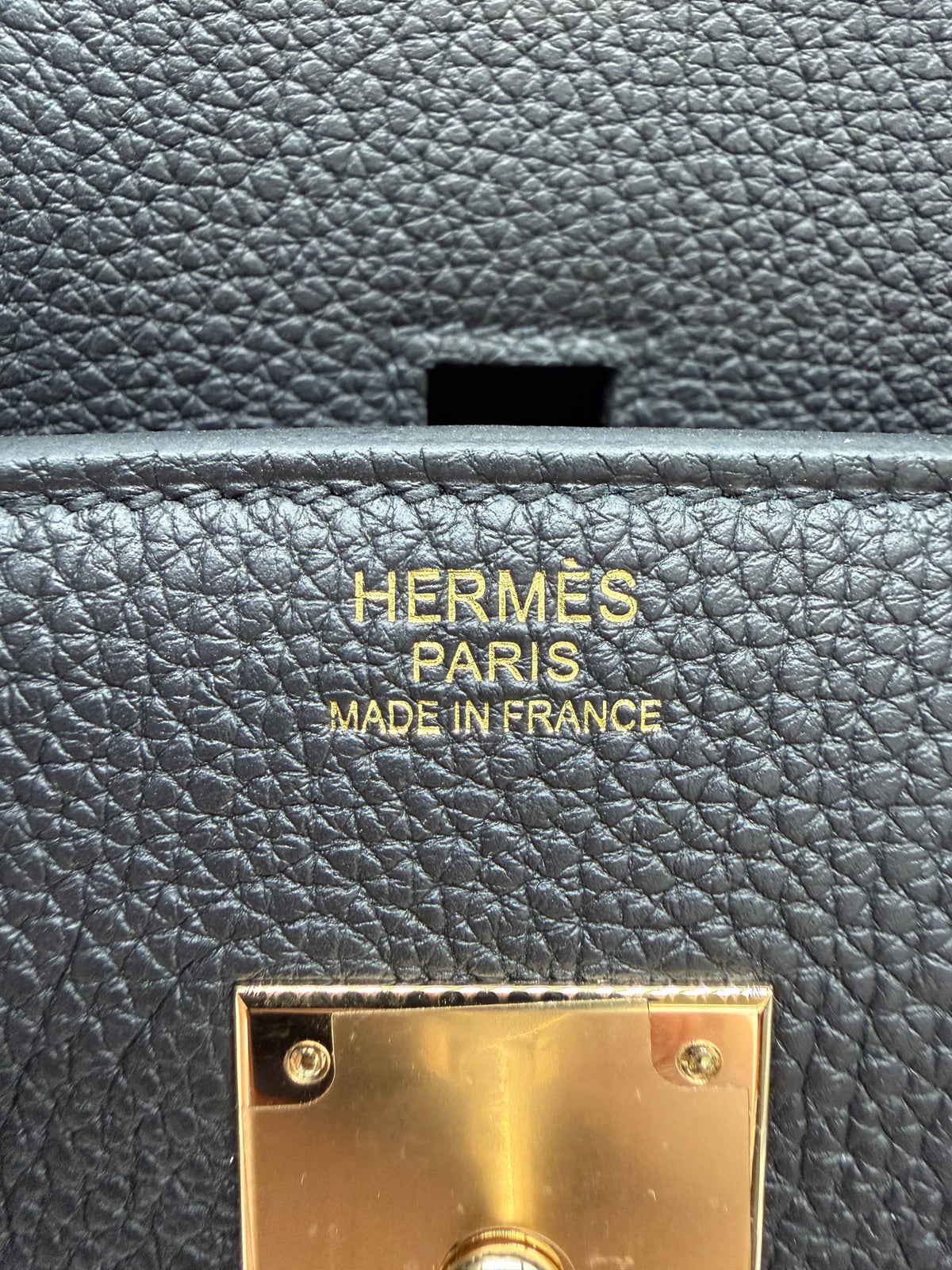 Prime Concierge Hermès Birkin 30 Black Togo Permabrass Hardware