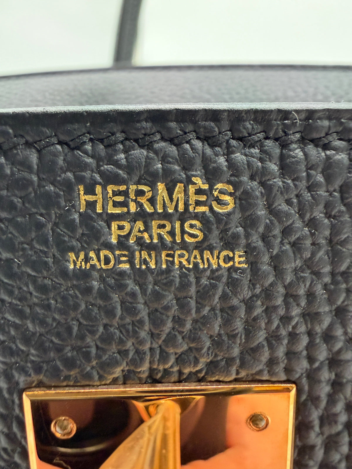 Prime Concierge Hermès Birkin 30 Black Togo Rose Gold Hardware