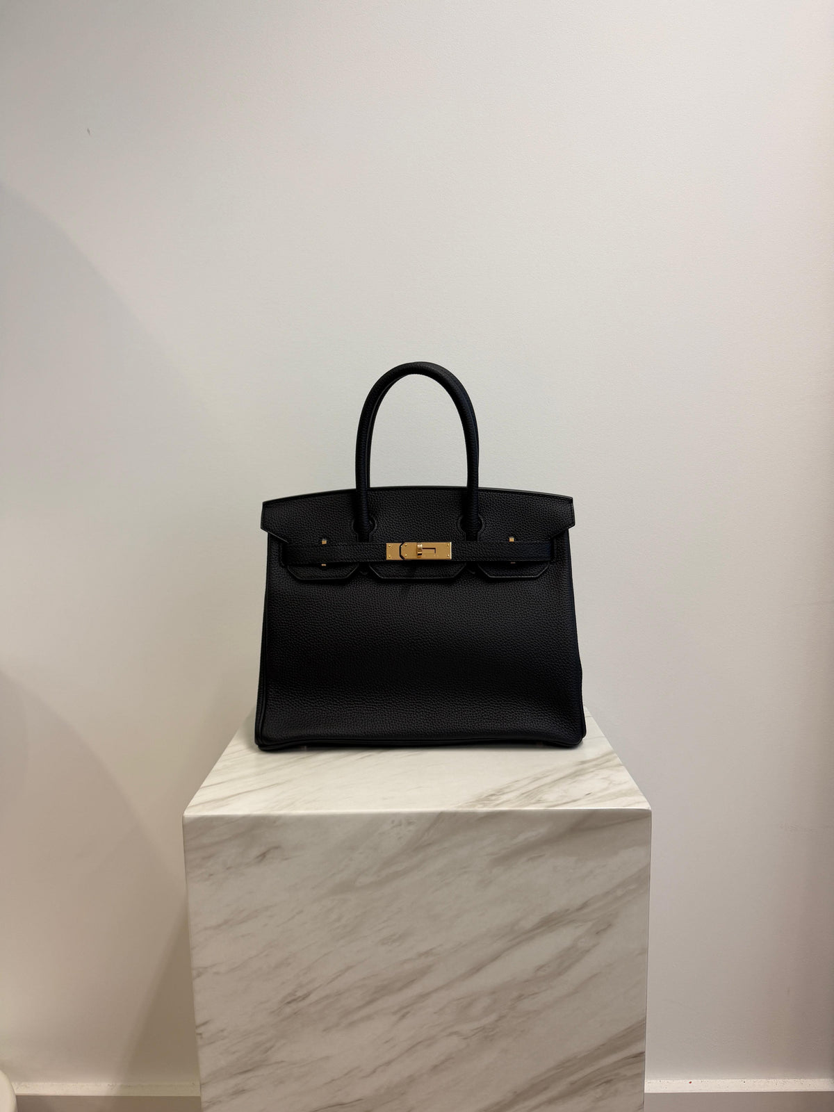 Prime Concierge Hermès Birkin 30 Black Togo Rose Gold Hardware