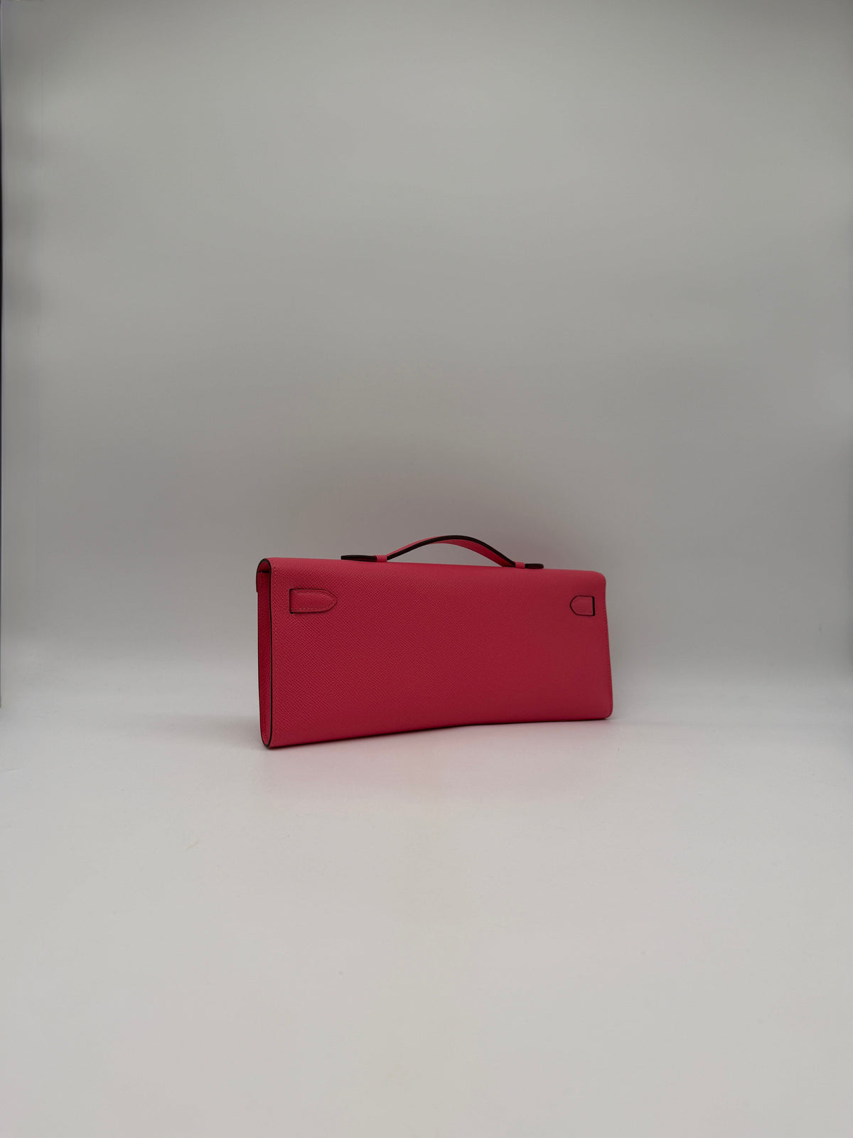 Hermès Kelly Cut Rose Azalee Epsom Palladium Hardware