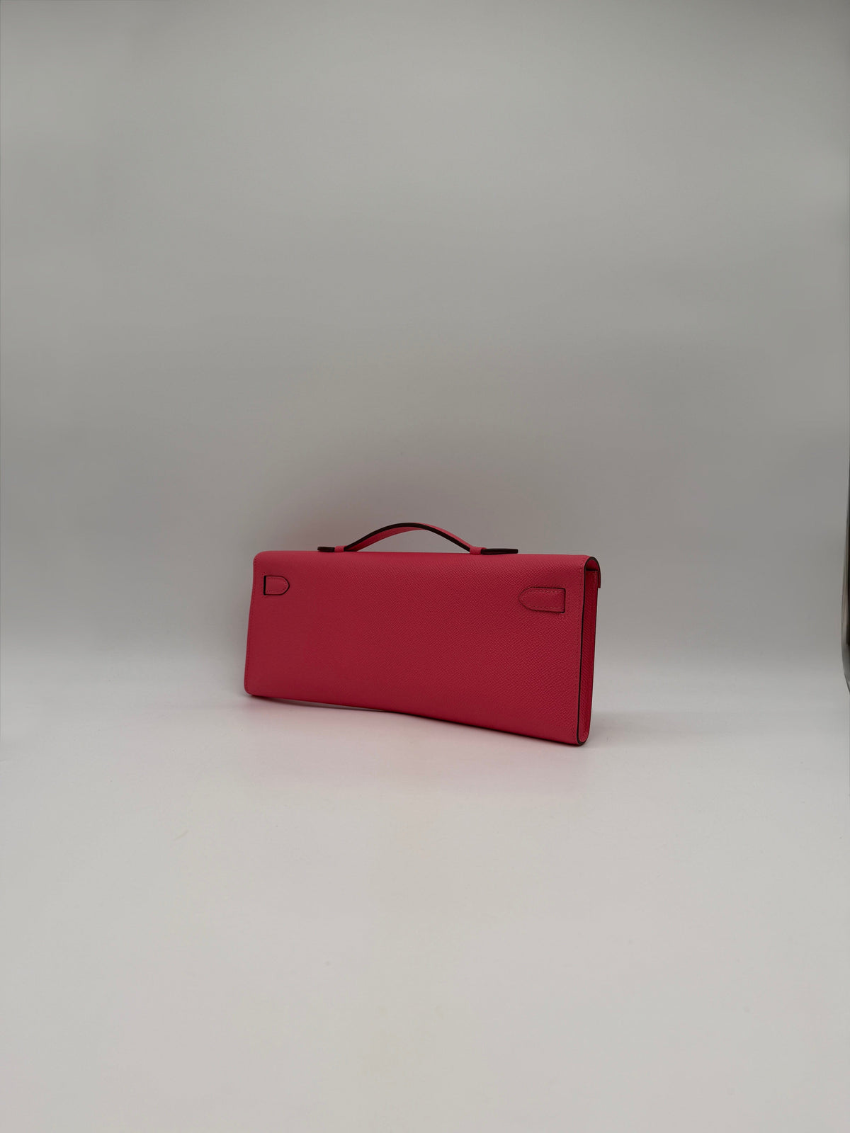 Hermès Kelly Cut Rose Azalee Epsom Palladium Hardware