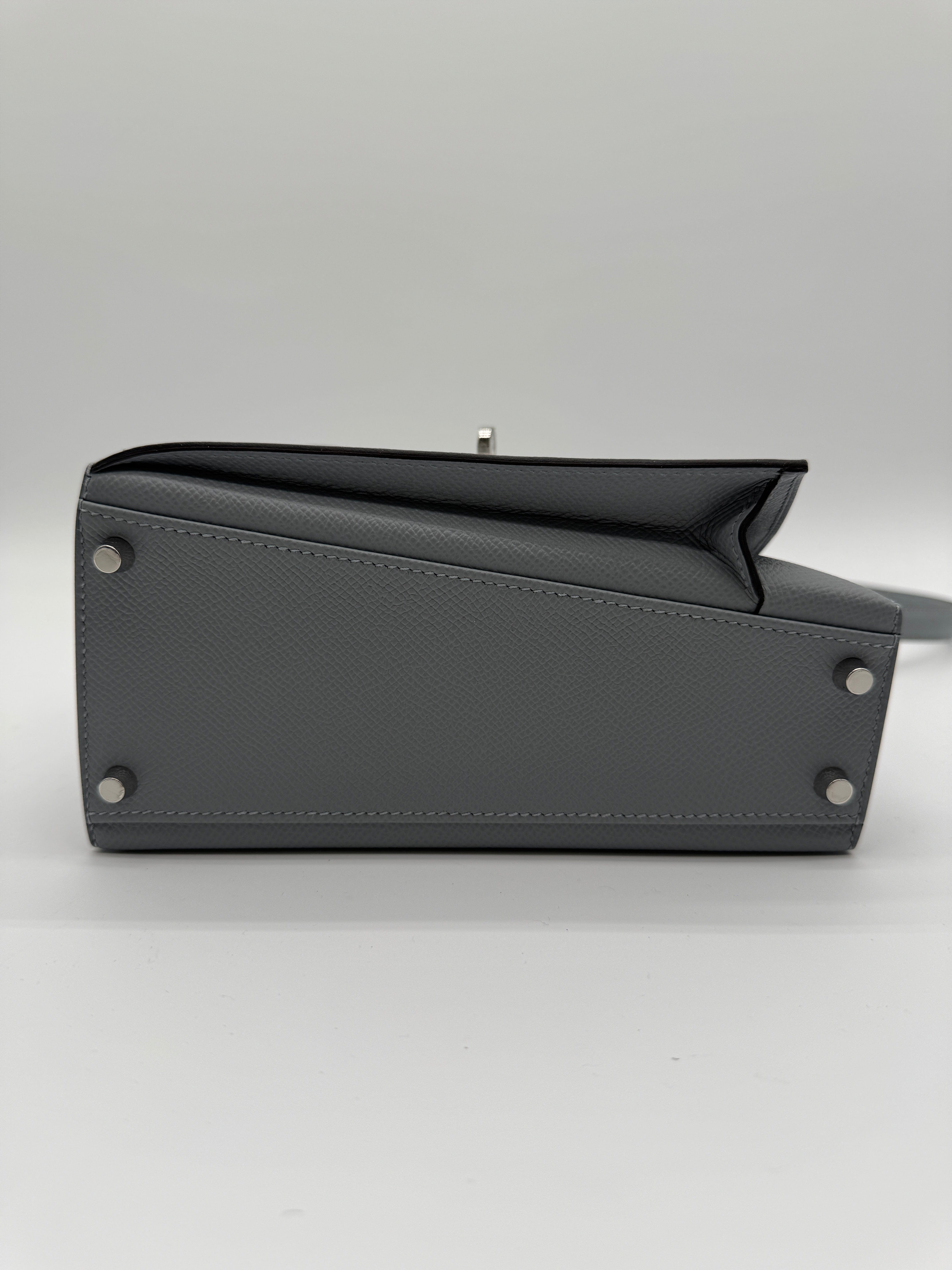 Prime Concierge Hermès Kelly Desorde Gris pantine K stamp