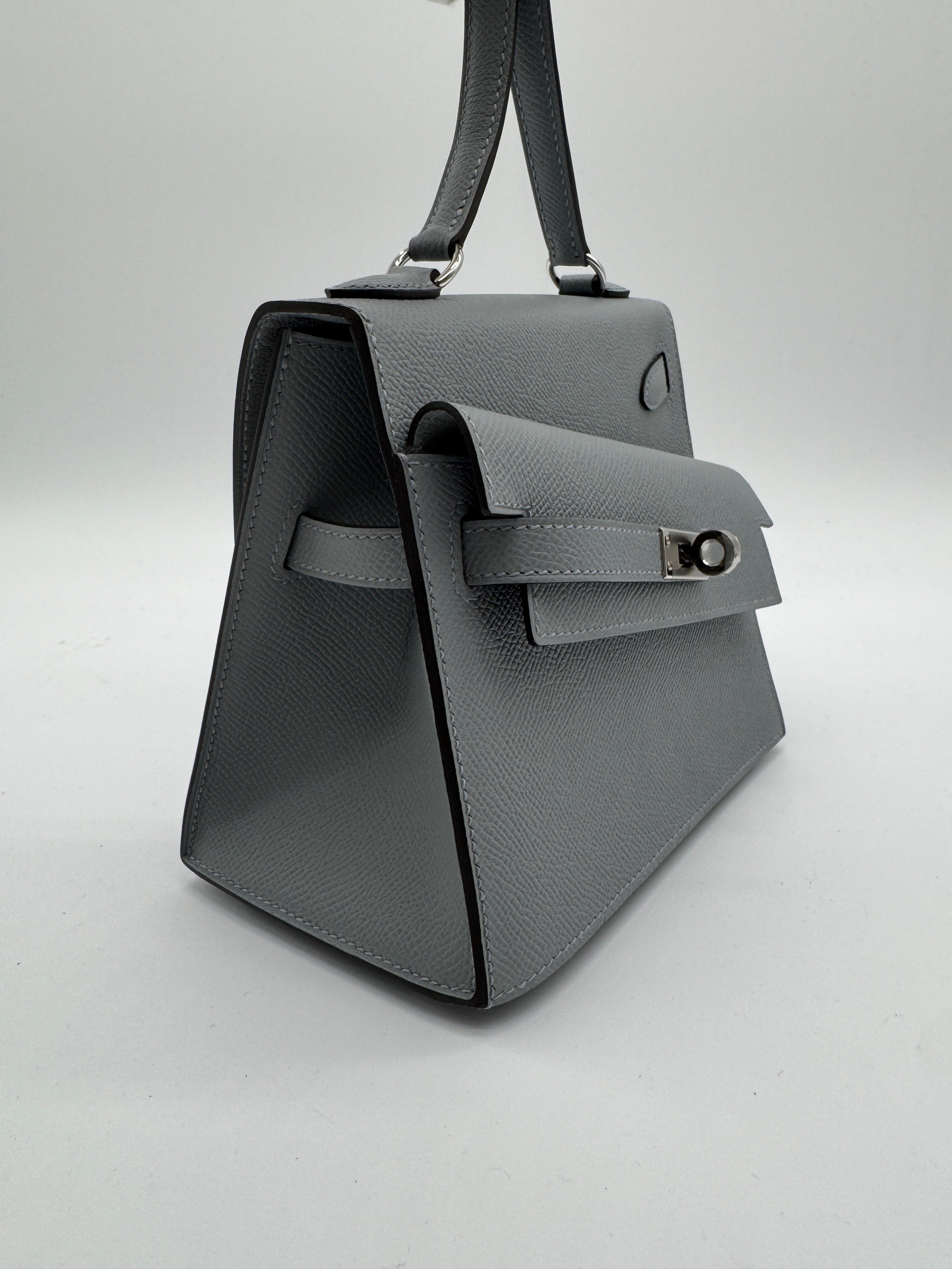Prime Concierge Hermès Kelly Desorde Gris pantine K stamp