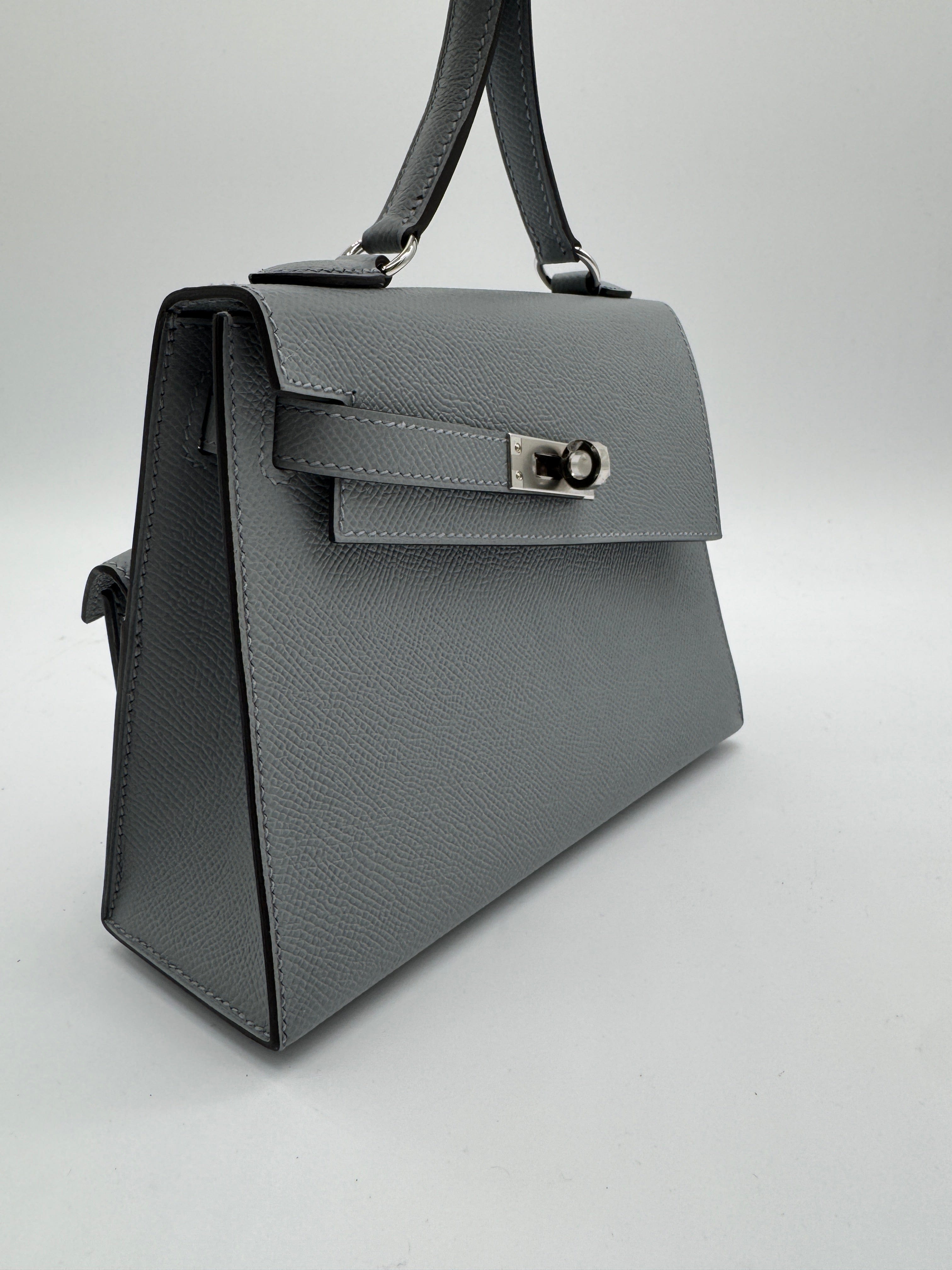 Prime Concierge Hermès Kelly Desorde Gris pantine K stamp