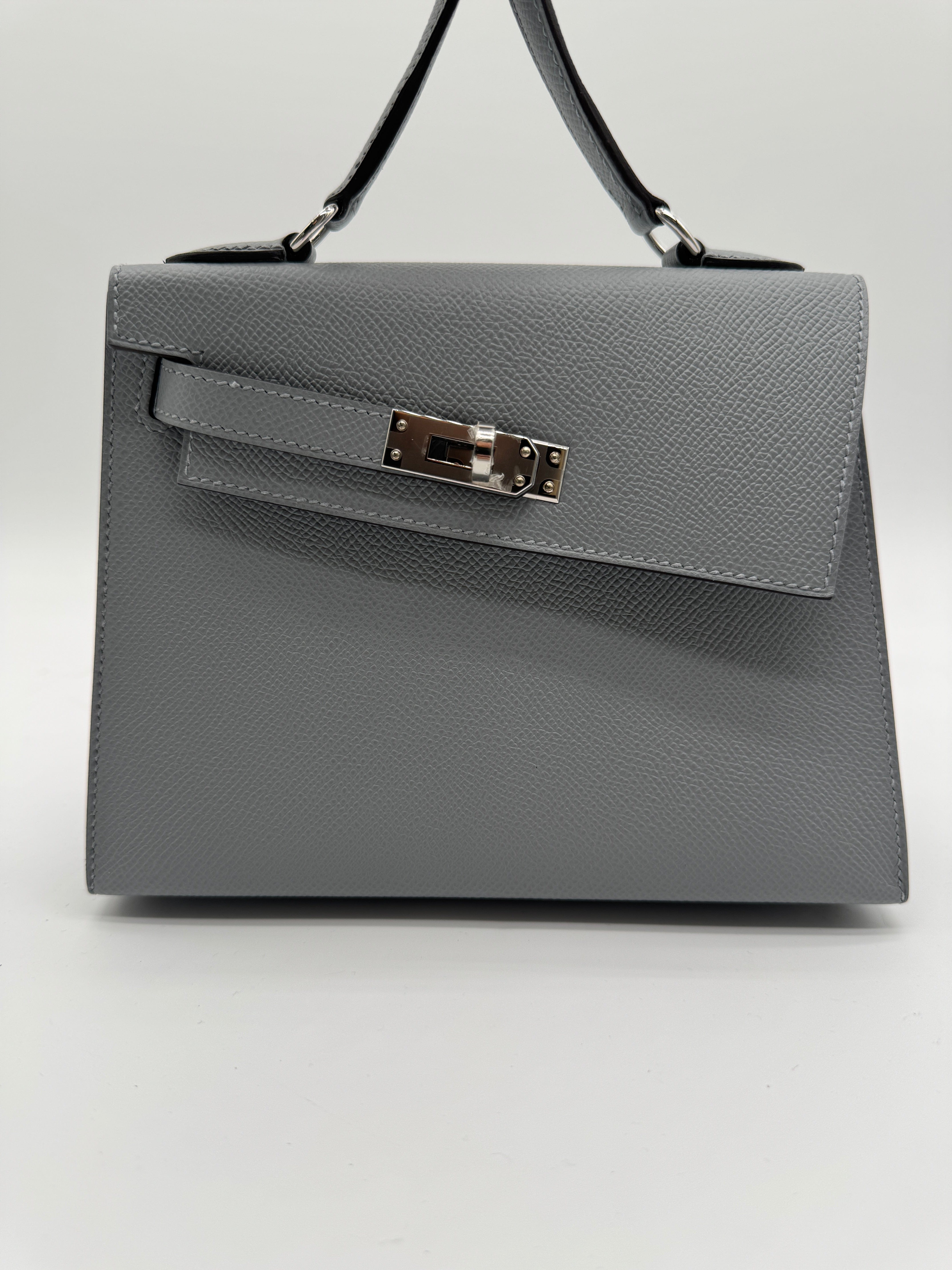 Prime Concierge Hermès Kelly Desorde Gris pantine K stamp