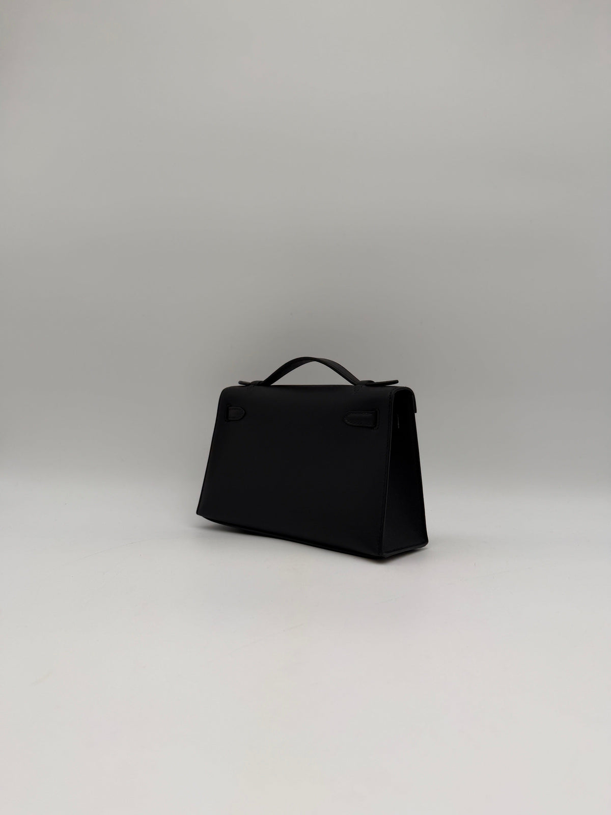 Prime Concierge Hermès Kelly Pochette Black Swift Palladium Hardware