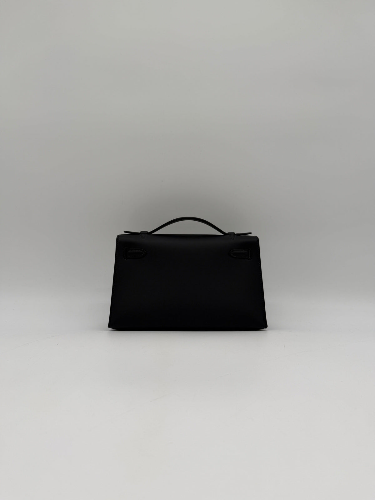 Prime Concierge Hermès Kelly Pochette Black Swift Palladium Hardware