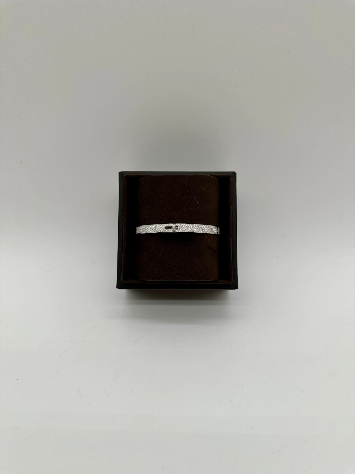 Hermès Kelly Bracelet Full Pavé White Gold