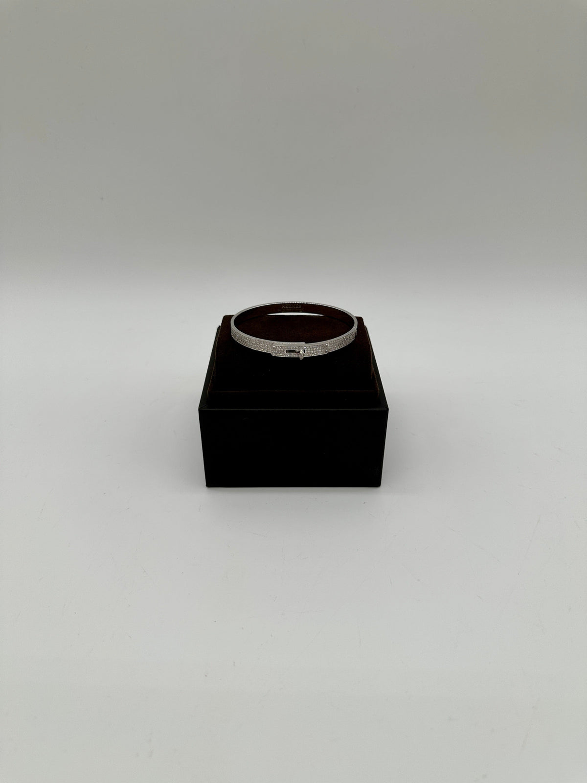 Hermès Kelly Bracelet Full Pavé White Gold