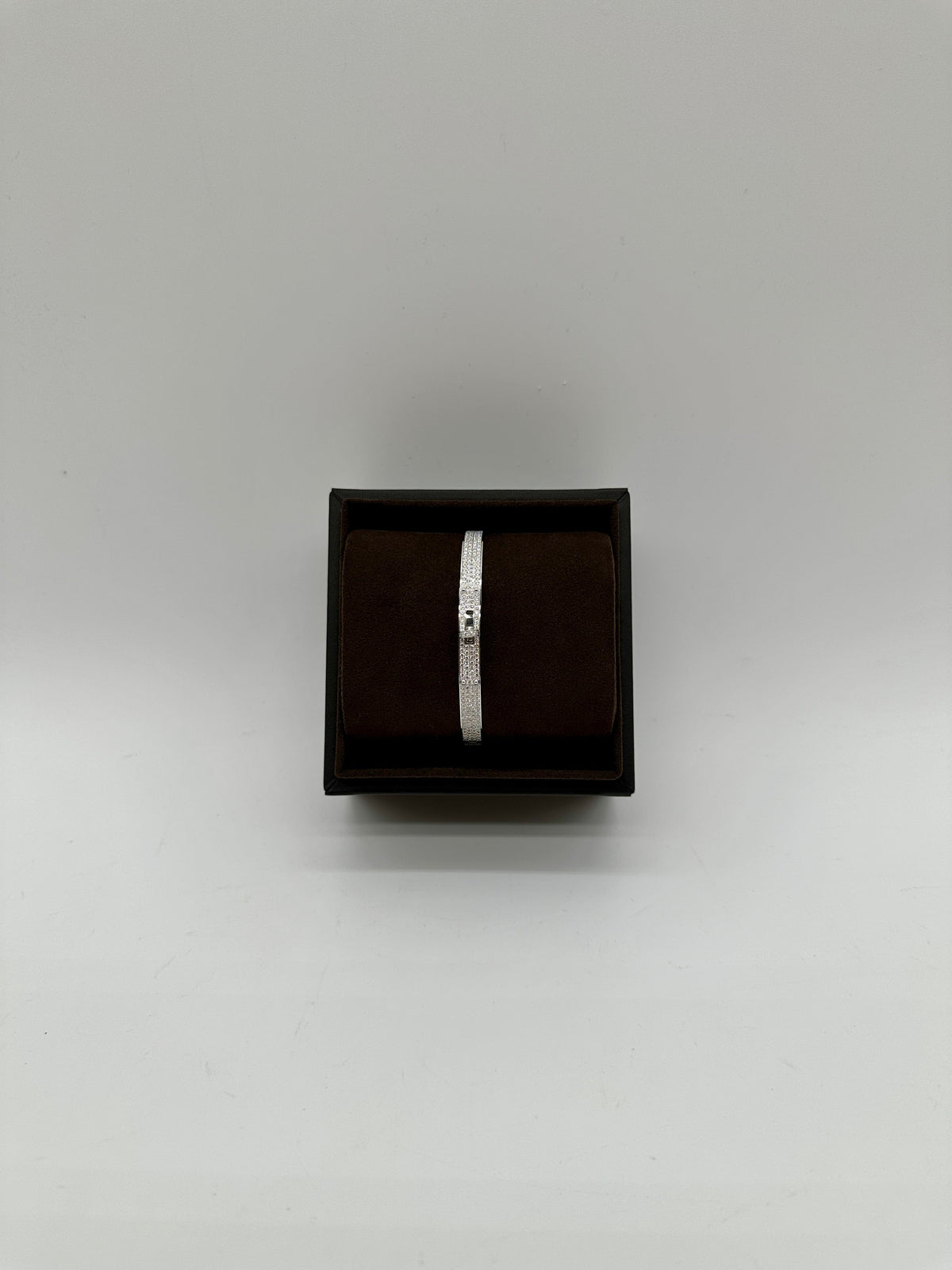 Hermès Kelly Bracelet Full Pavé White Gold