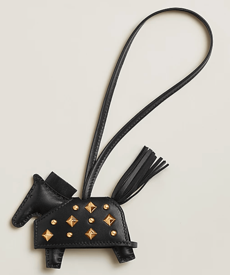 Prime Concierge Hermès Rodeo Robeo Rock PM Charm Noir