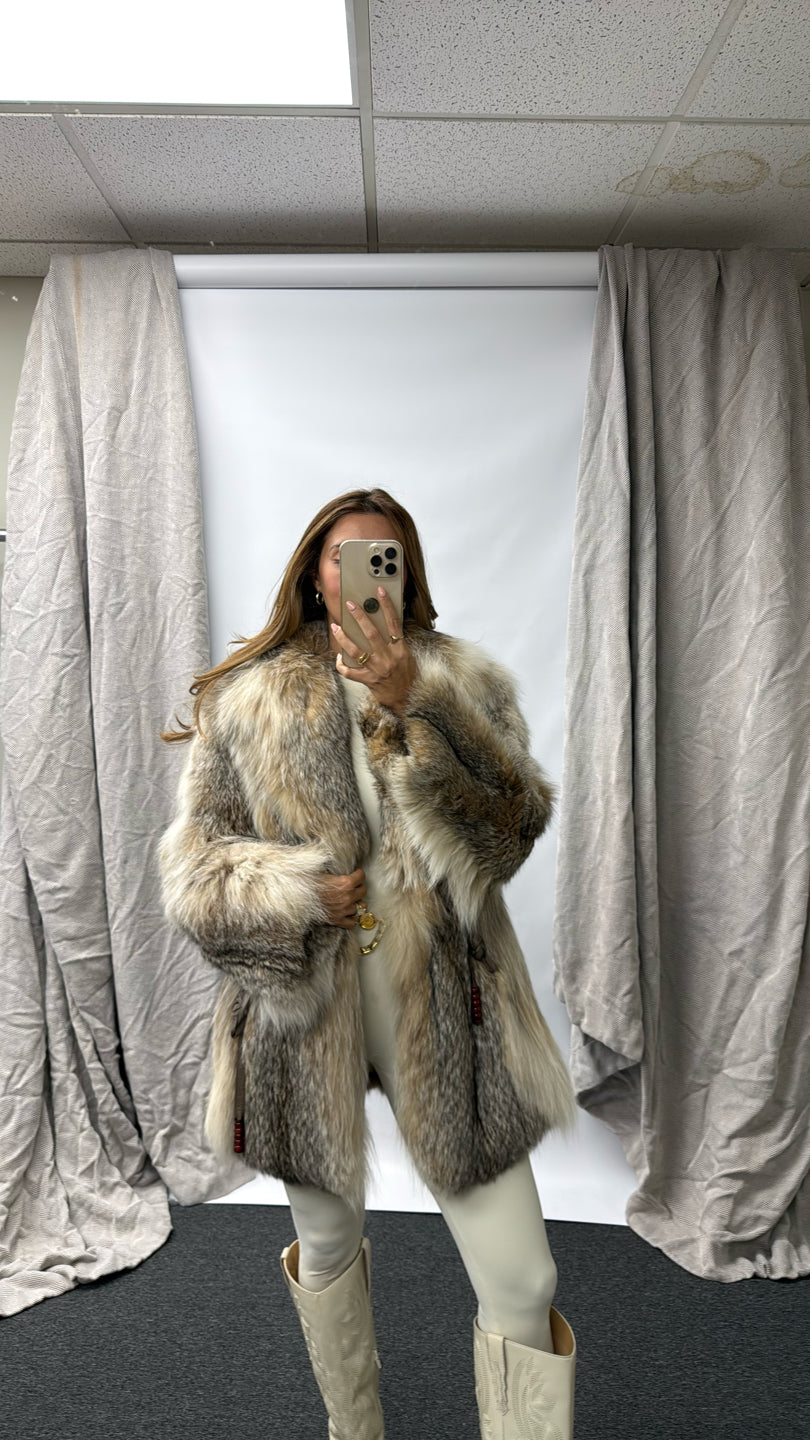Natural Lynx Jacket Taupe/Tan