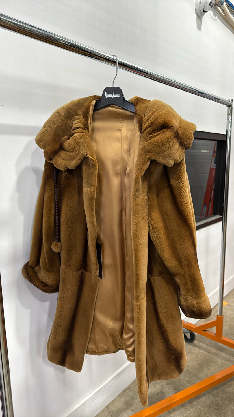Sheared Mink Whiskey/hooded Stroller - Whiskey GM16041903441