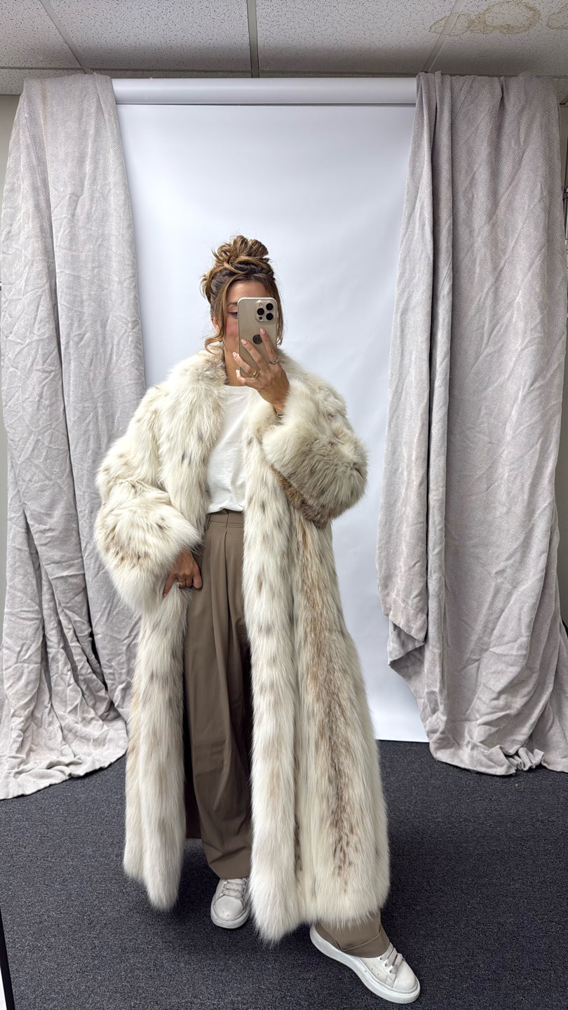 RARE RUSSIAN LYNX BELLY COAT