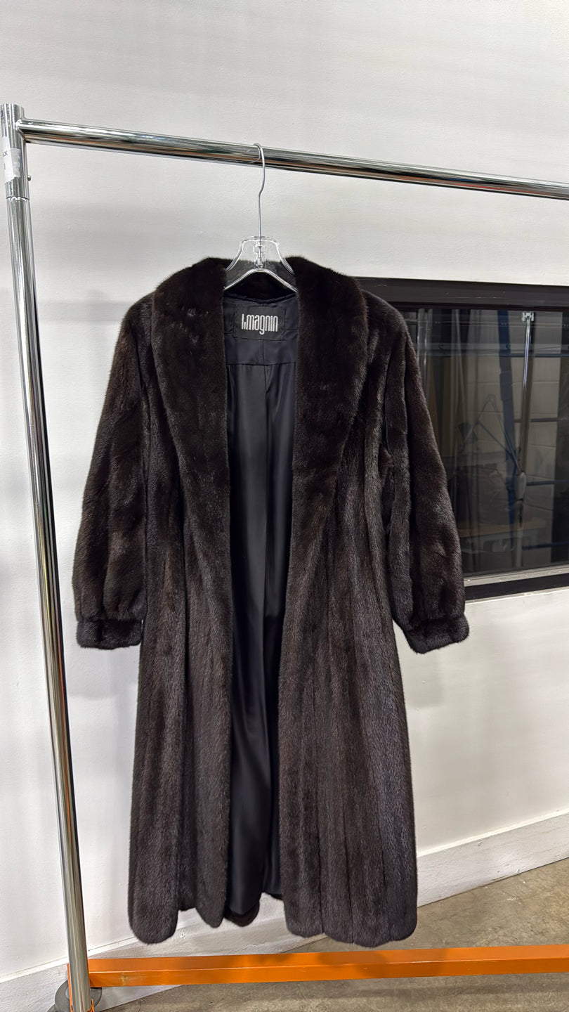 Natural Ranch Mink Coat - Black GM16080515787