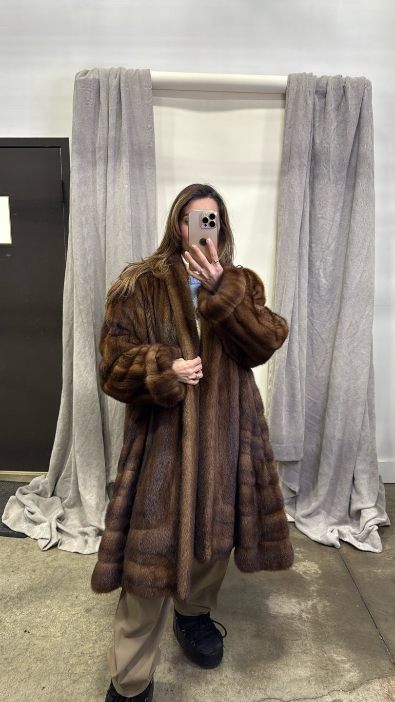 Whiskey Mink Coat - Whiskey GM16041901193