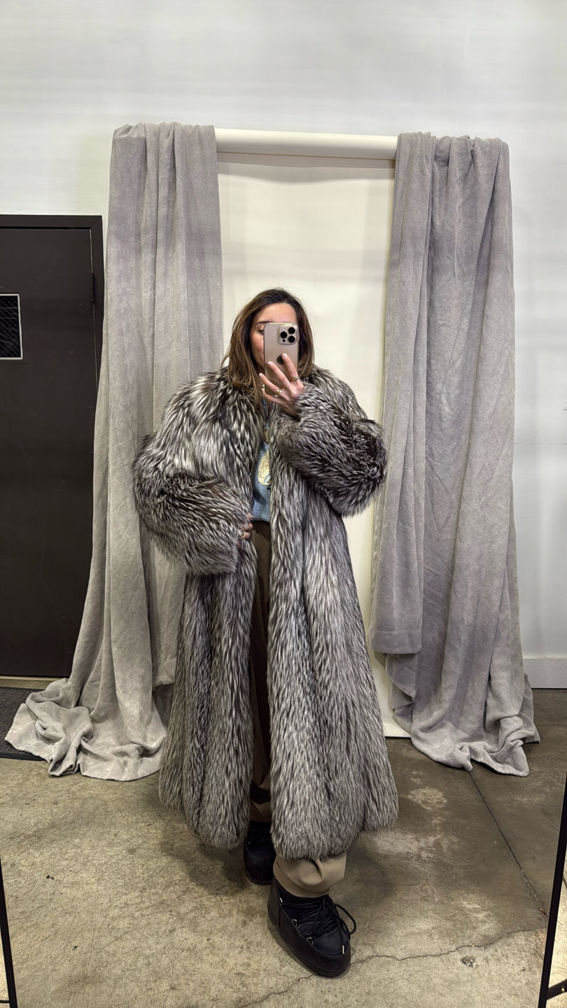 Natural Red Fox Coat - Red GM16041902121