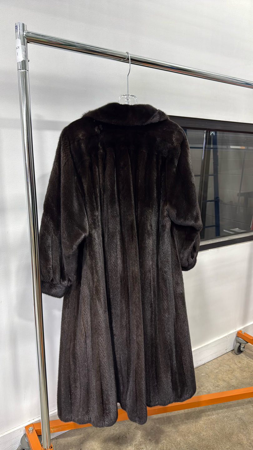 Natural Ranch Mink Coat - Black GM16080515787