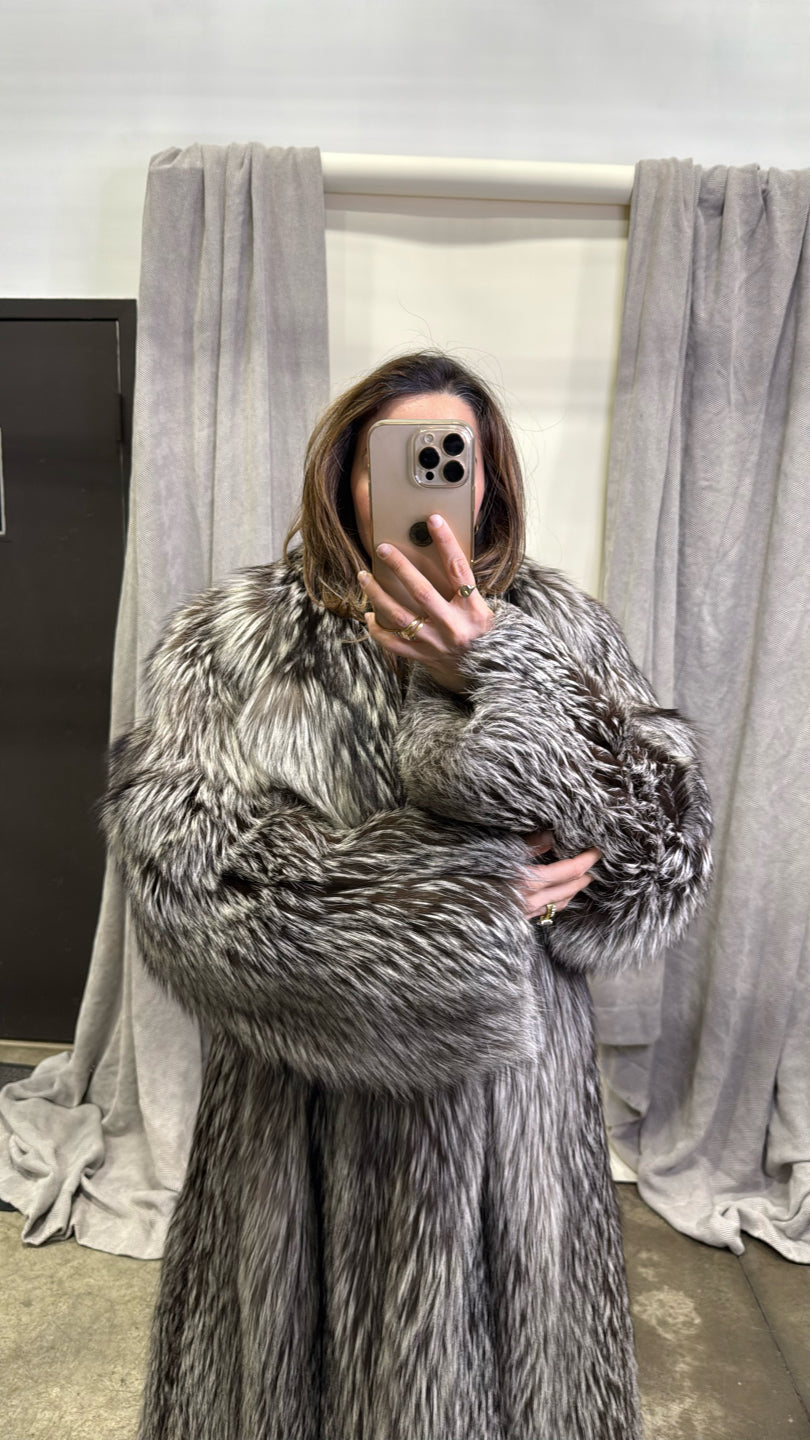 Natural Red Fox Coat - Red GM16041902121