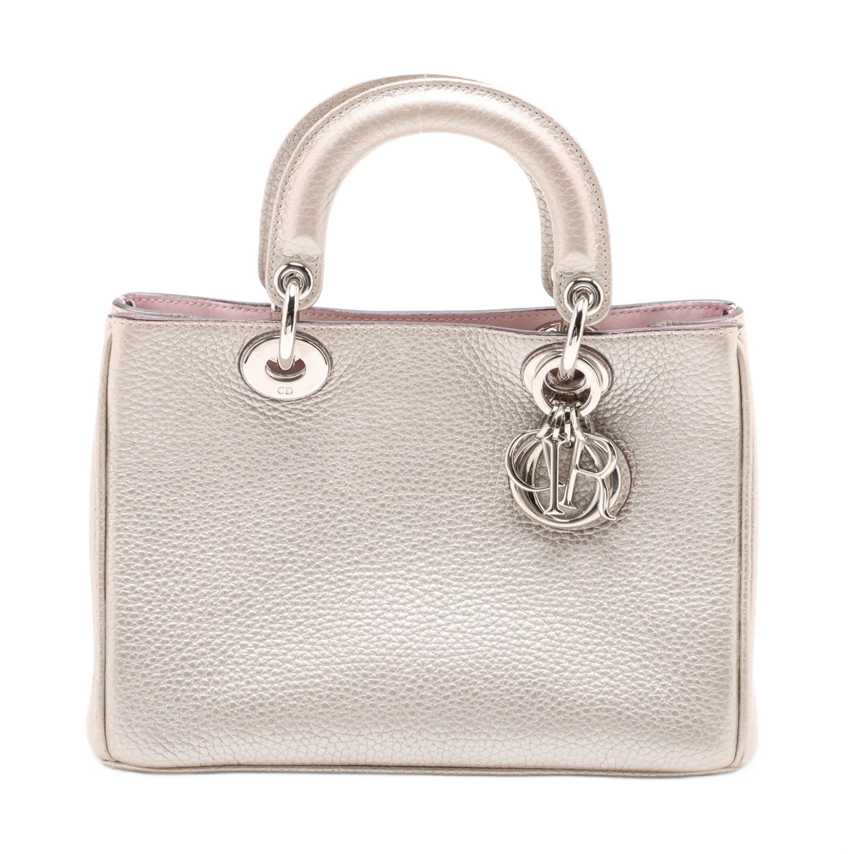 Dior Diorissimo Tote Pebbled Leather Mini
 hyite1nz9ns