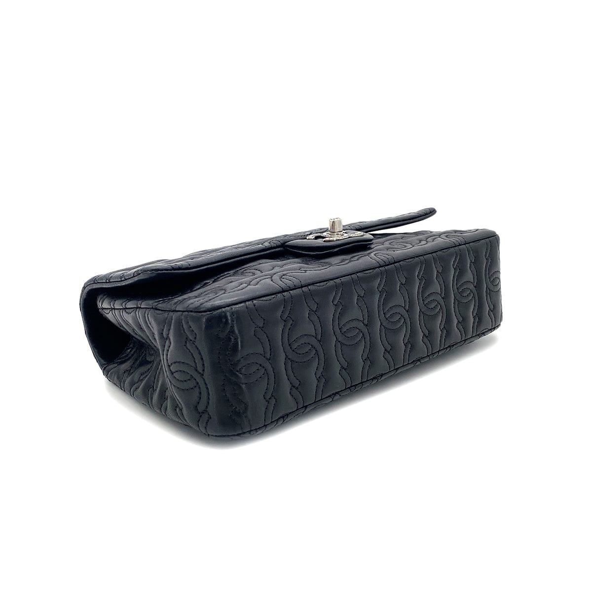 PURPOSE CHANEL COCOMARK CHAIN SHOULDER BAG BLACK LEATHER 90304185
