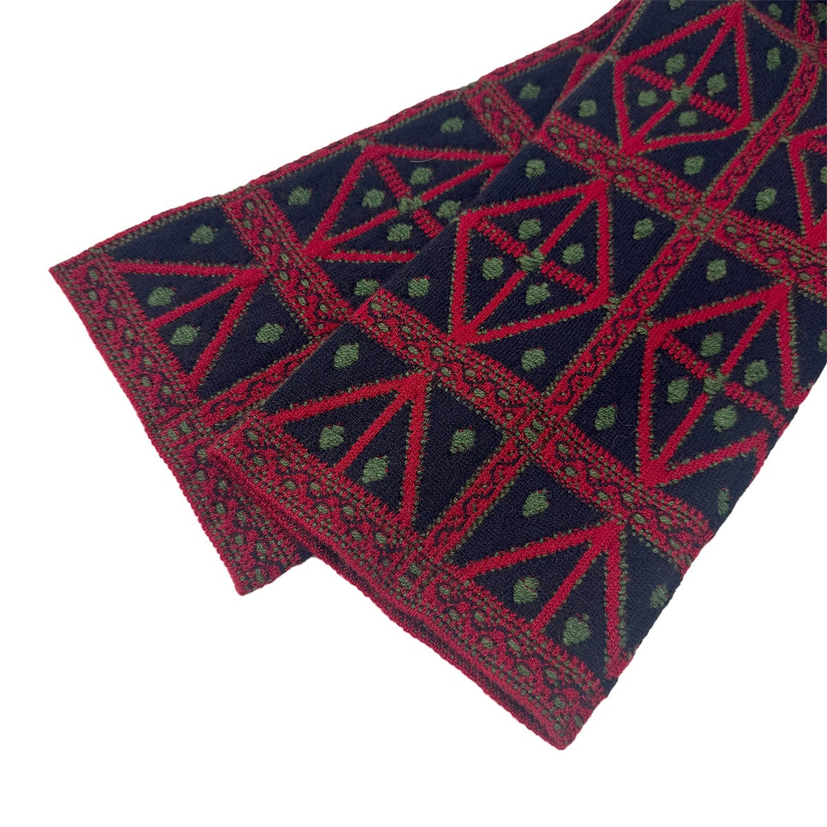 PURPOSE CHANEL KNIT JACKET PATTERNED ALL-OVER RED CASHMERE 40 P52 RTW 90292111