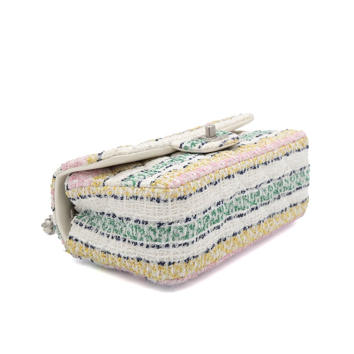 PURPOSE CHANEL MATELASSE CHAIN SHOULDER BAG MULTICOLOR TWEED 90303733