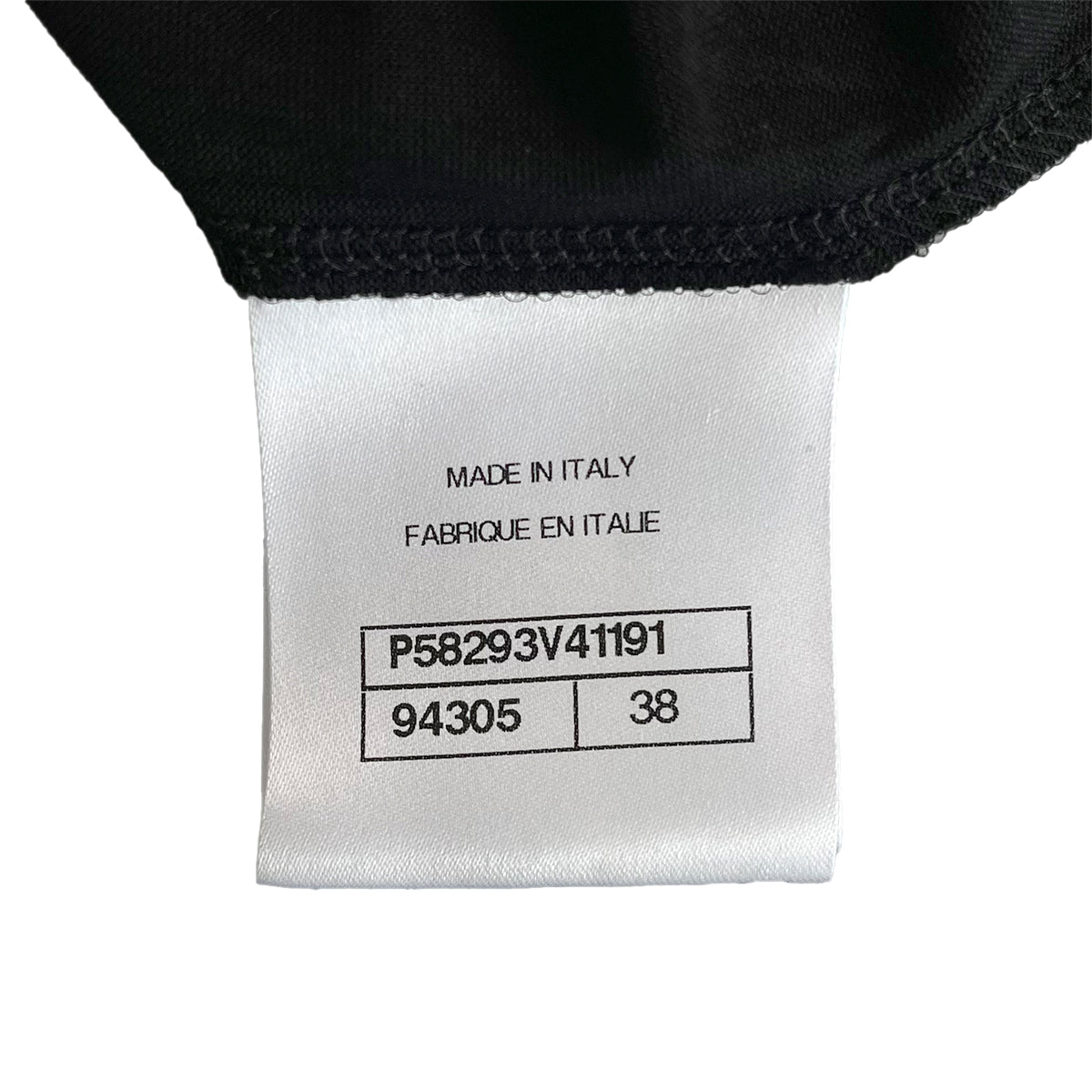 PURPOSE CHANEL SLEEVELESS TOPS CAMELLIA COCOMARK BLACK SILK 38 P58 RTW 90284010