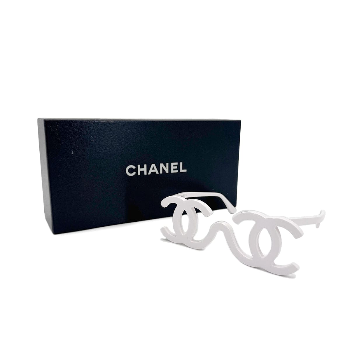 PURPOSE CHANEL SUNGLASSES COCOMARK 1994 RUNWAY RIMITED WHITE EYEWEAR 90301663