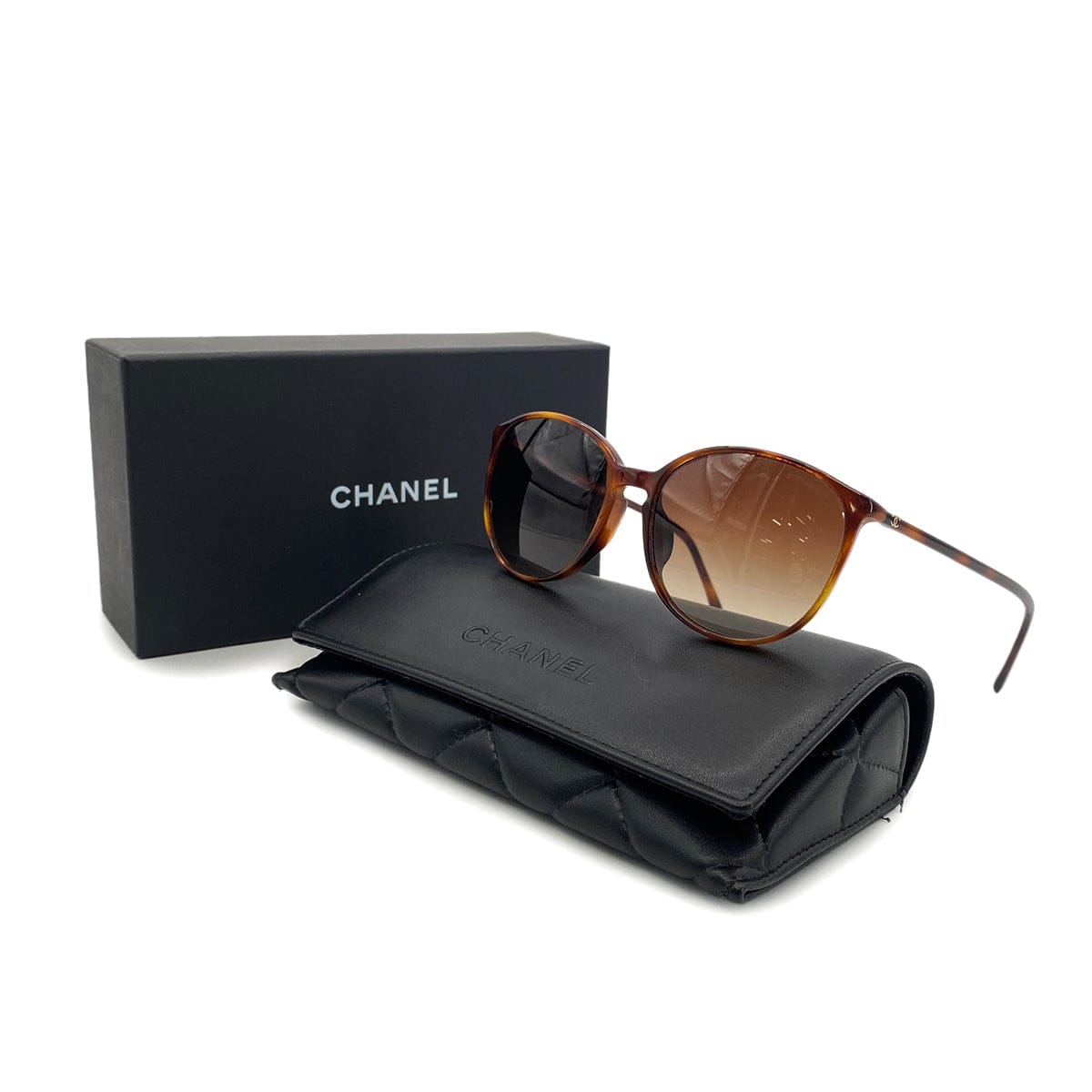 PURPOSE CHANEL SUNGLASSES COCOMARK TORTOISESHELL BROWN EYEWEAR 90297264