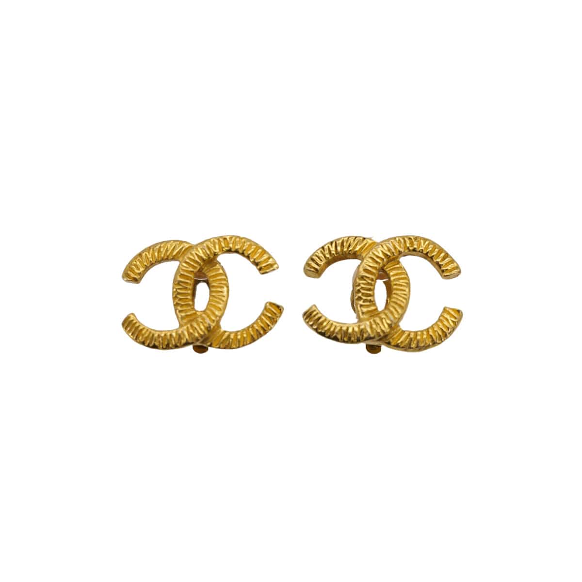 PURPOSE CHANEL VINTAGE EARRINGS COCOMARK GOLD ACCESSORY 90307383