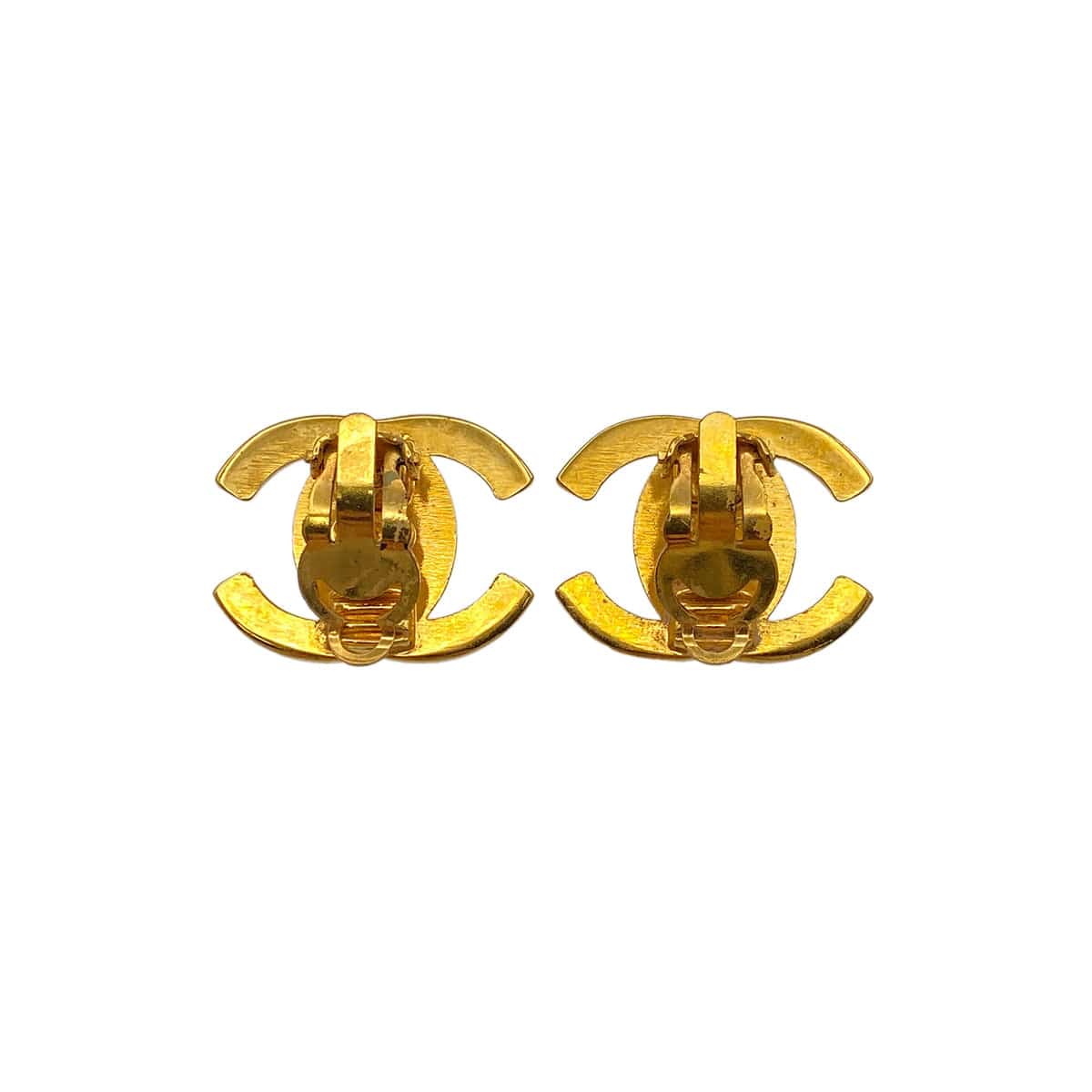 PURPOSE CHANEL VINTAGE EARRINGS TURN LOCK ACCESSORY 95A 90271858