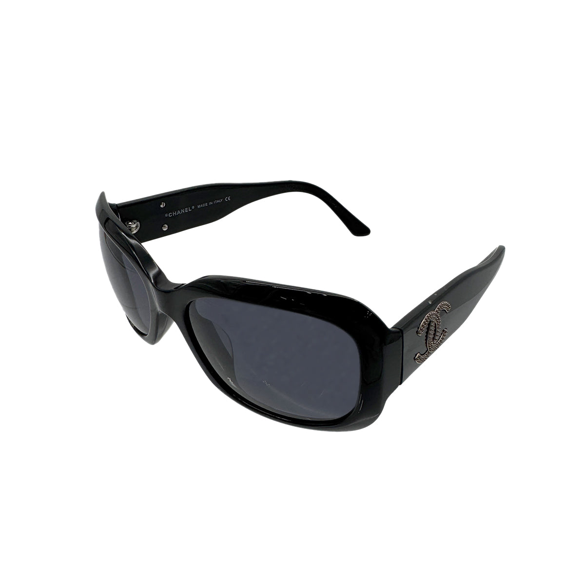 PURPOSE CHANEL VINTAGE SUNGLASSES COCOMARK BLACK EYEWEAR 90298692