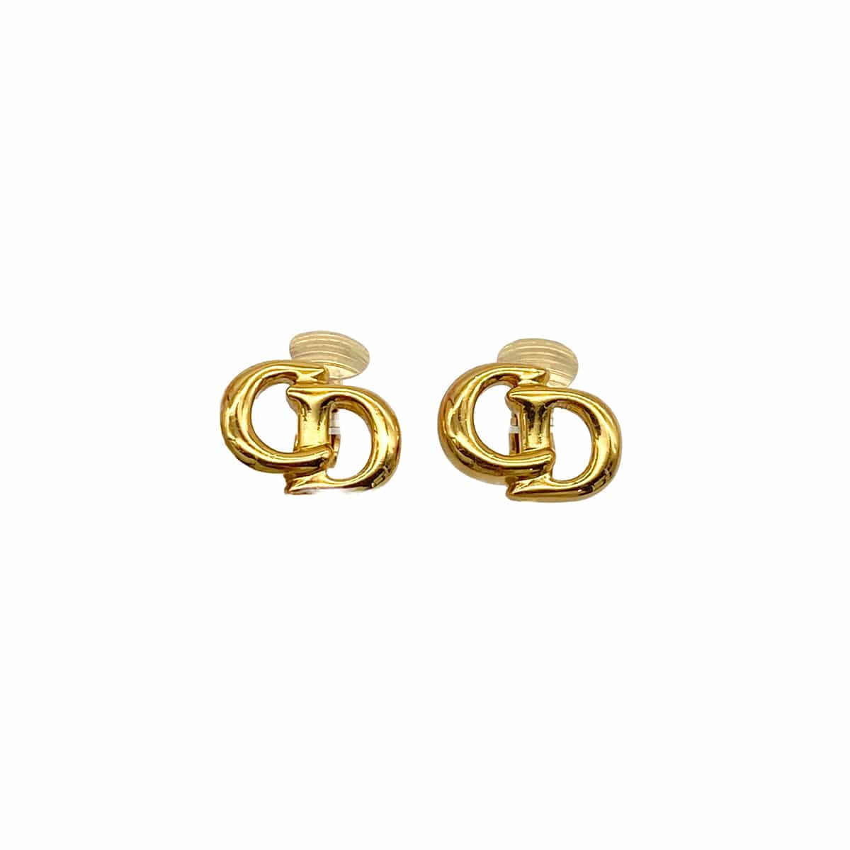 PURPOSE CHRISTIAN DIOR EARRINGS CD LOGO GOLD ACCESSORY 90322202