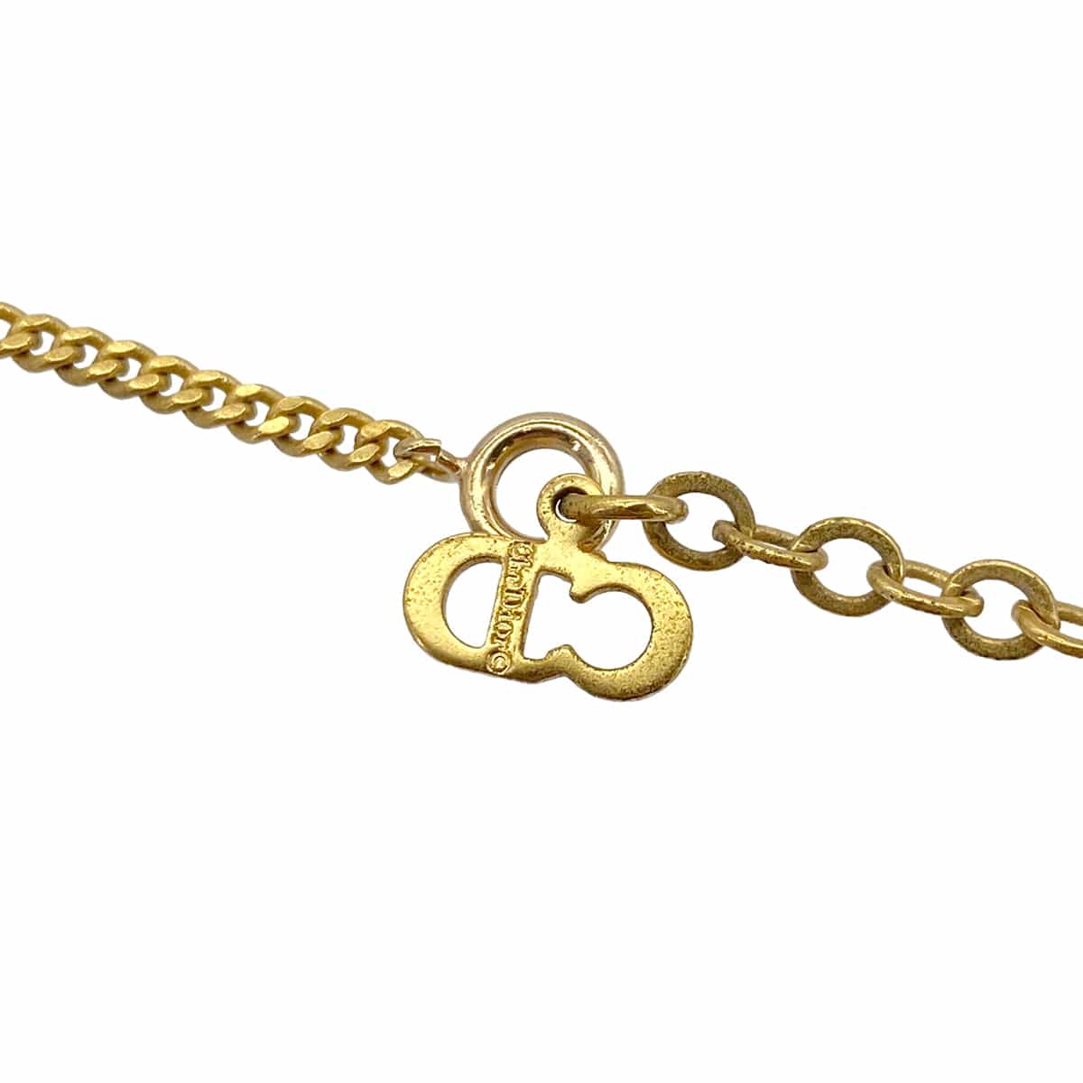 PURPOSE CHRISTIAN DIOR NECKLACE LOGO GOLD ACCESSORY 90299101