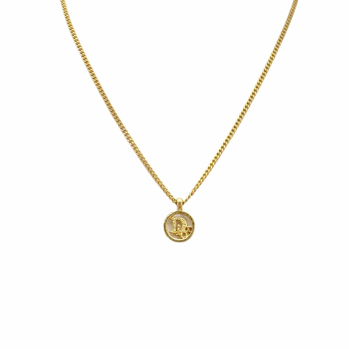 PURPOSE CHRISTIAN DIOR NECKLACE LOGO GOLD ACCESSORY 90299101