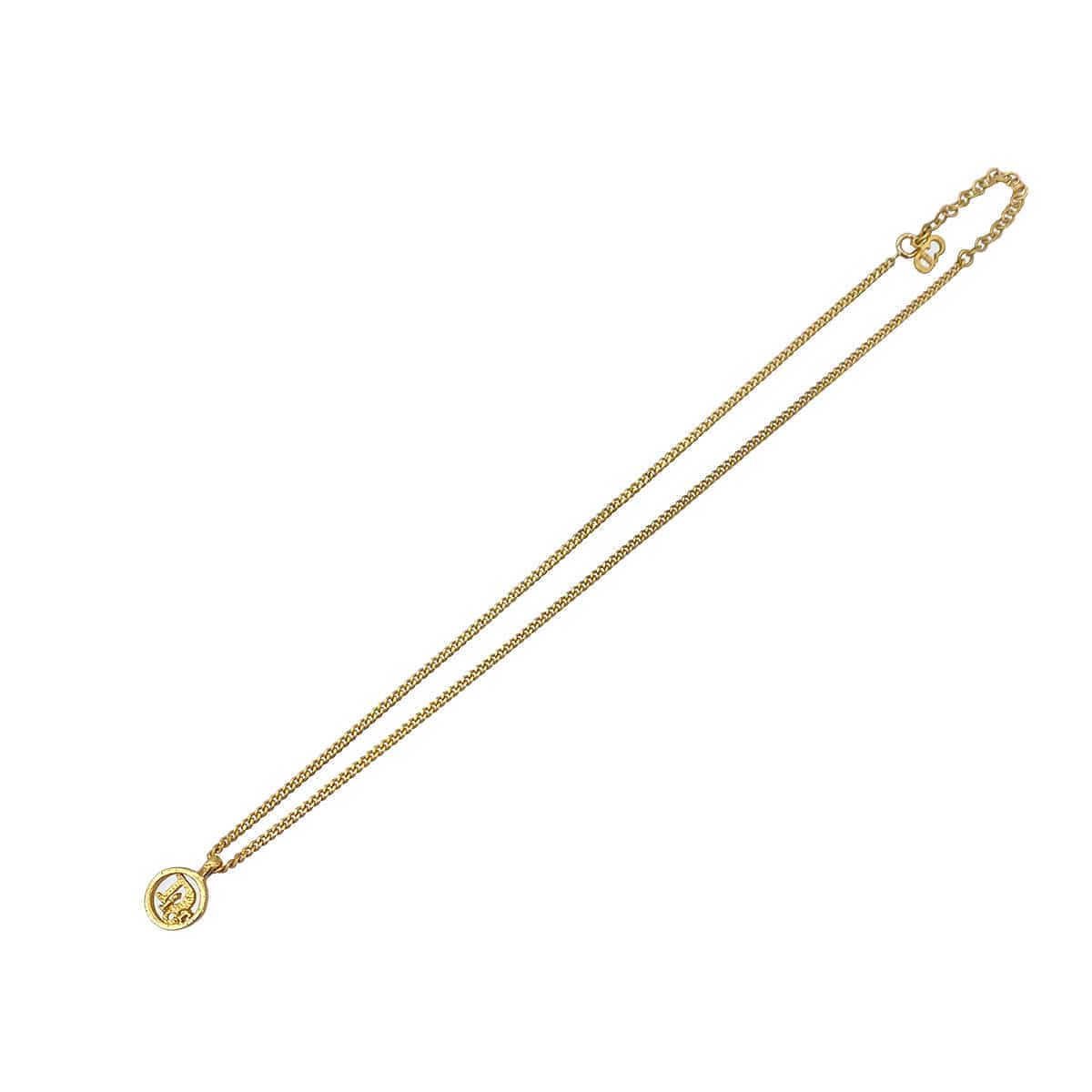 PURPOSE CHRISTIAN DIOR NECKLACE LOGO GOLD ACCESSORY 90299101