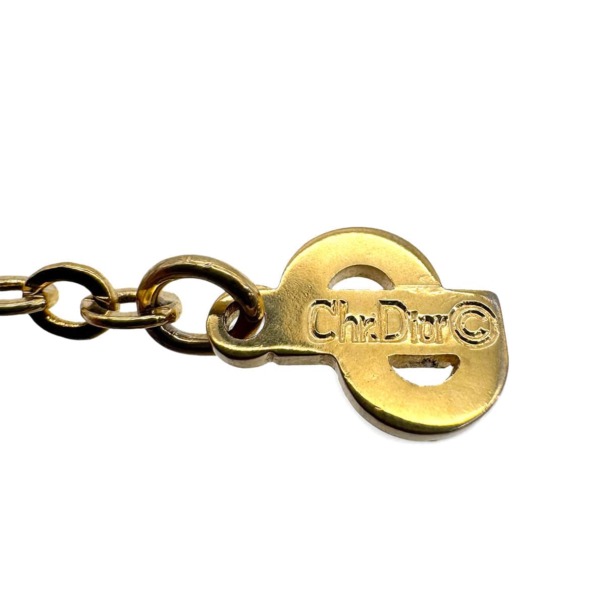 PURPOSE CHRISTIAN DIOR NECKLACE LOGO GOLD ACCESSORY 90299117