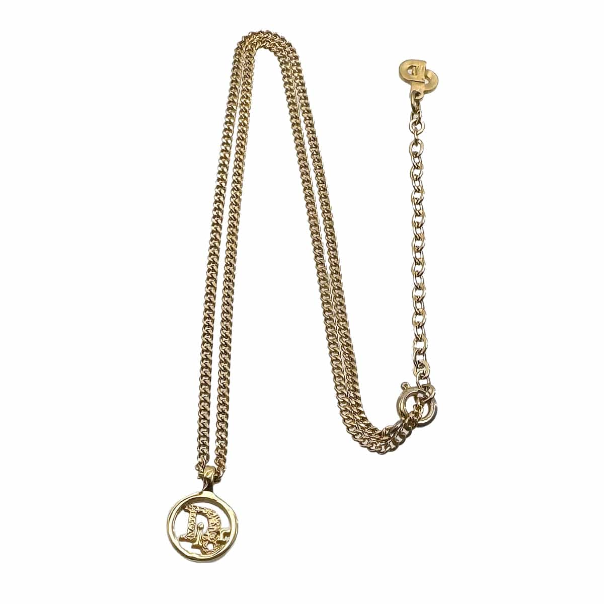 PURPOSE CHRISTIAN DIOR NECKLACE LOGO GOLD ACCESSORY 90299117