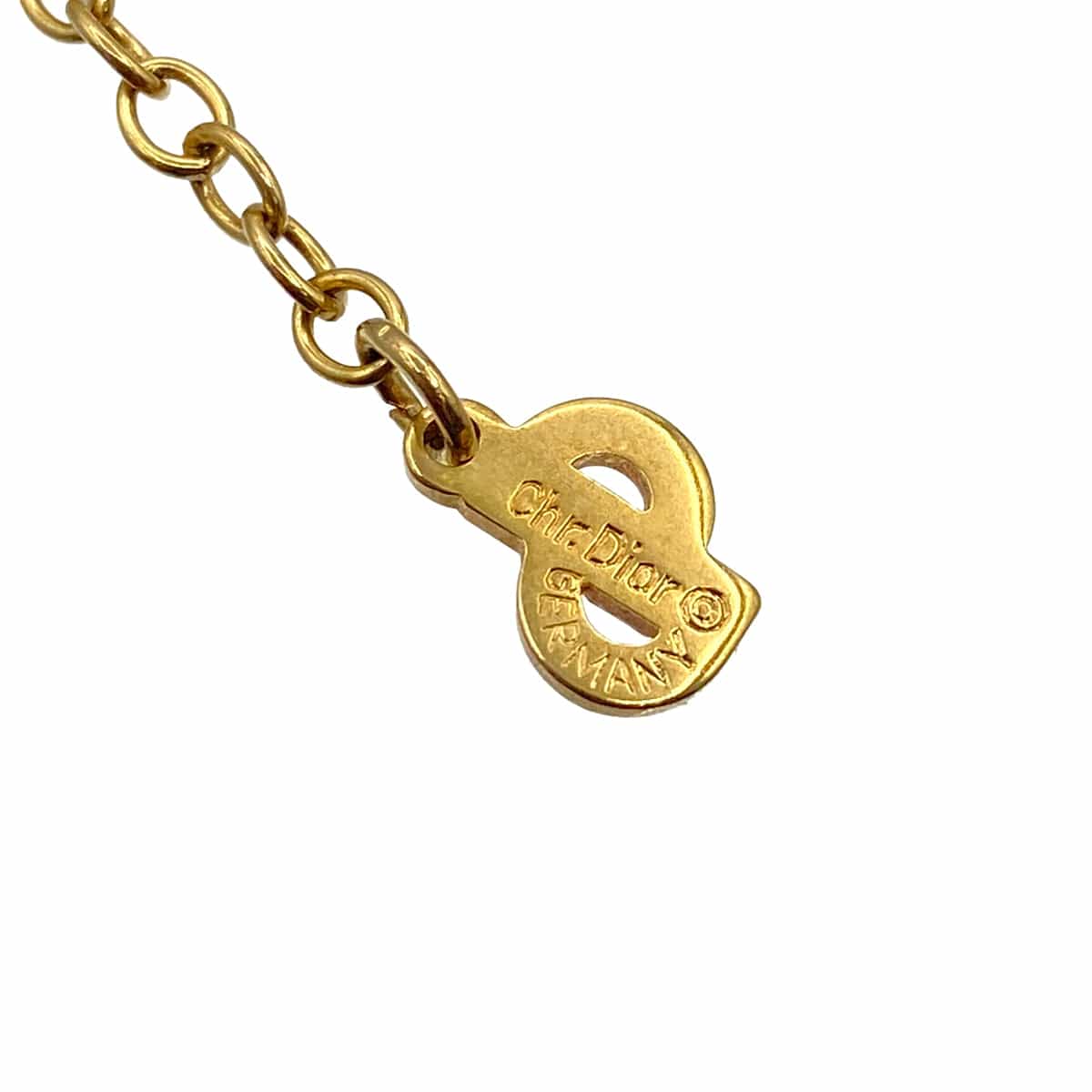 PURPOSE CHRISTIAN DIOR NECKLACE LOGO GOLD ACCESSORY 90322213