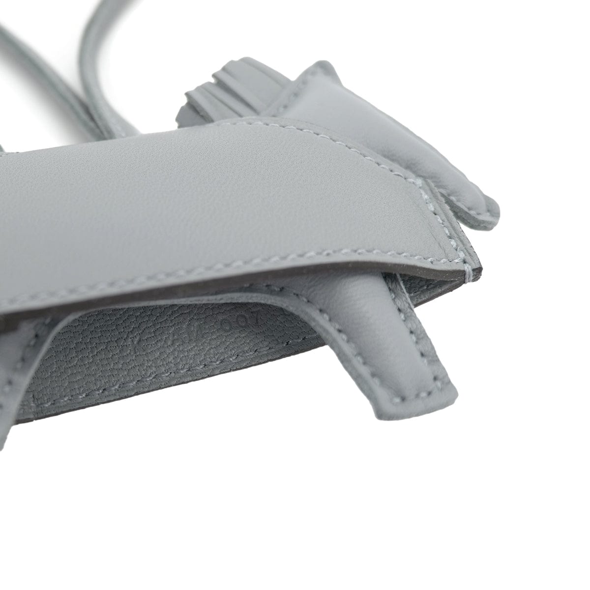 PURPOSE HERMES BAG CHARM RODEO ROBEO ROCK PM GRIS PANTIN SWIFT K 90301661