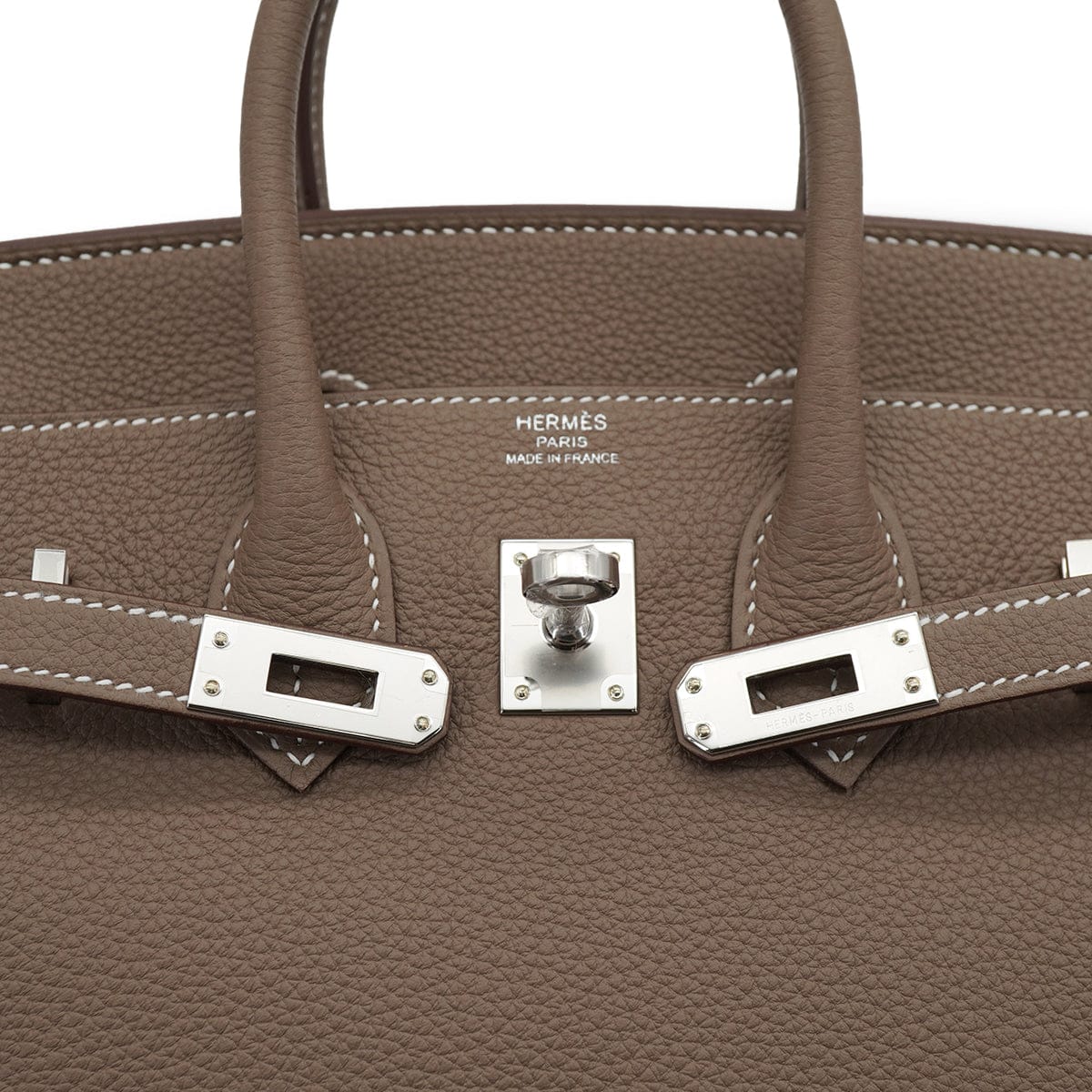 PURPOSE HERMES BIRKIN 25 ETOUPE TOGO HAND BAG 2026 G STAMP PALLADIUM HARDWARE 90327142