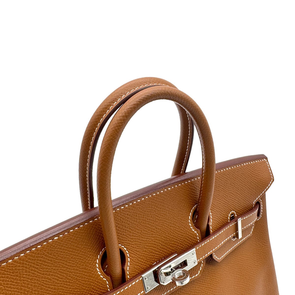 PURPOSE HERMES BIRKIN 25 GOLD EPSOM HAND BAG □M PHW 90304921