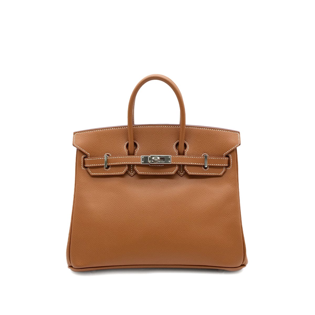 PURPOSE HERMES BIRKIN 25 GOLD EPSOM HAND BAG □M PHW 90304921