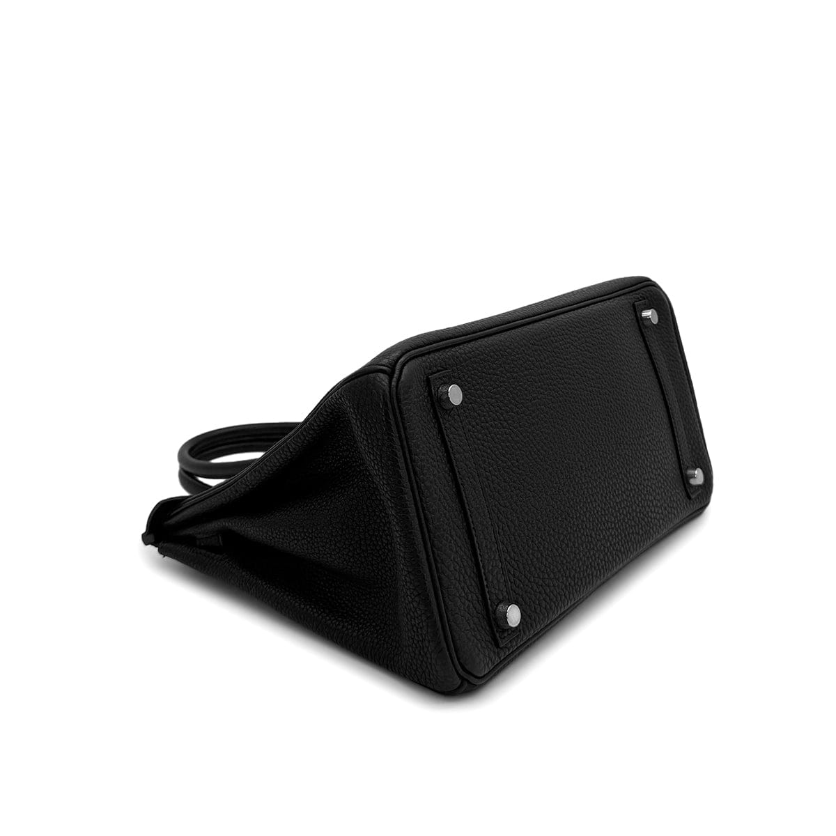 PURPOSE HERMES BIRKIN 30 BLACK TOGO HAND BAG □I PALLADIUM HARDWARE 90309801