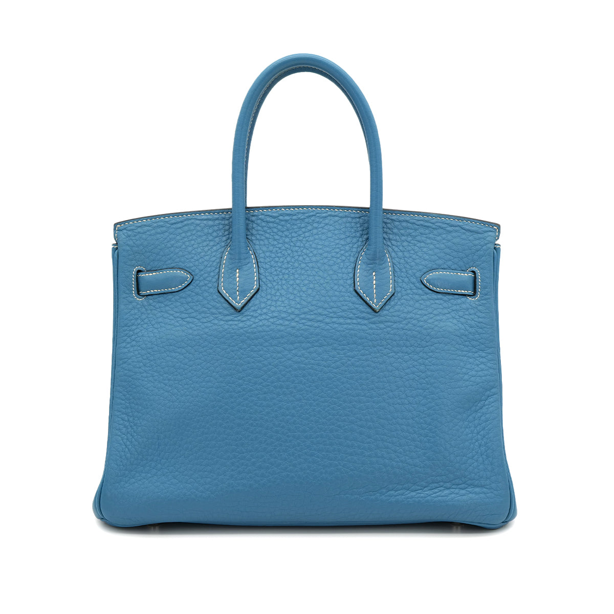 PURPOSE HERMES BIRKIN 30 BLUE JEAN TAURILLON CLEMENCE HAND BAG ▢K SHW 90302641