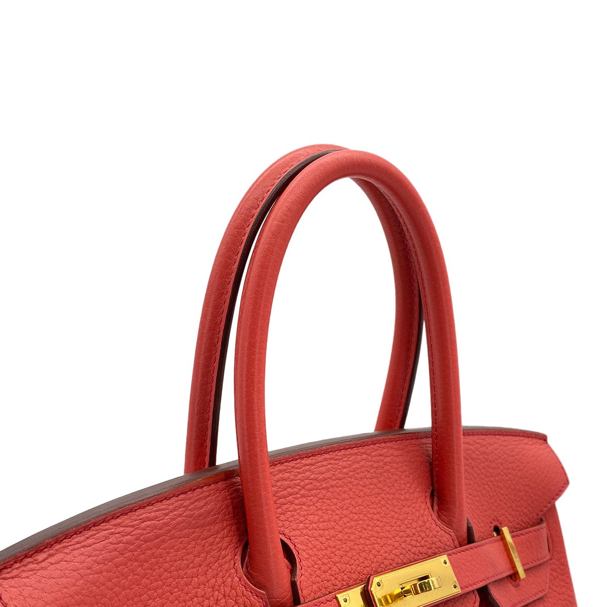 PURPOSE HERMES BIRKIN 30 ROUGE PIVOINE TAURILLON CLEMENCE HAND BAG 2015 T STAMP GOLD HARDWARE 90317928