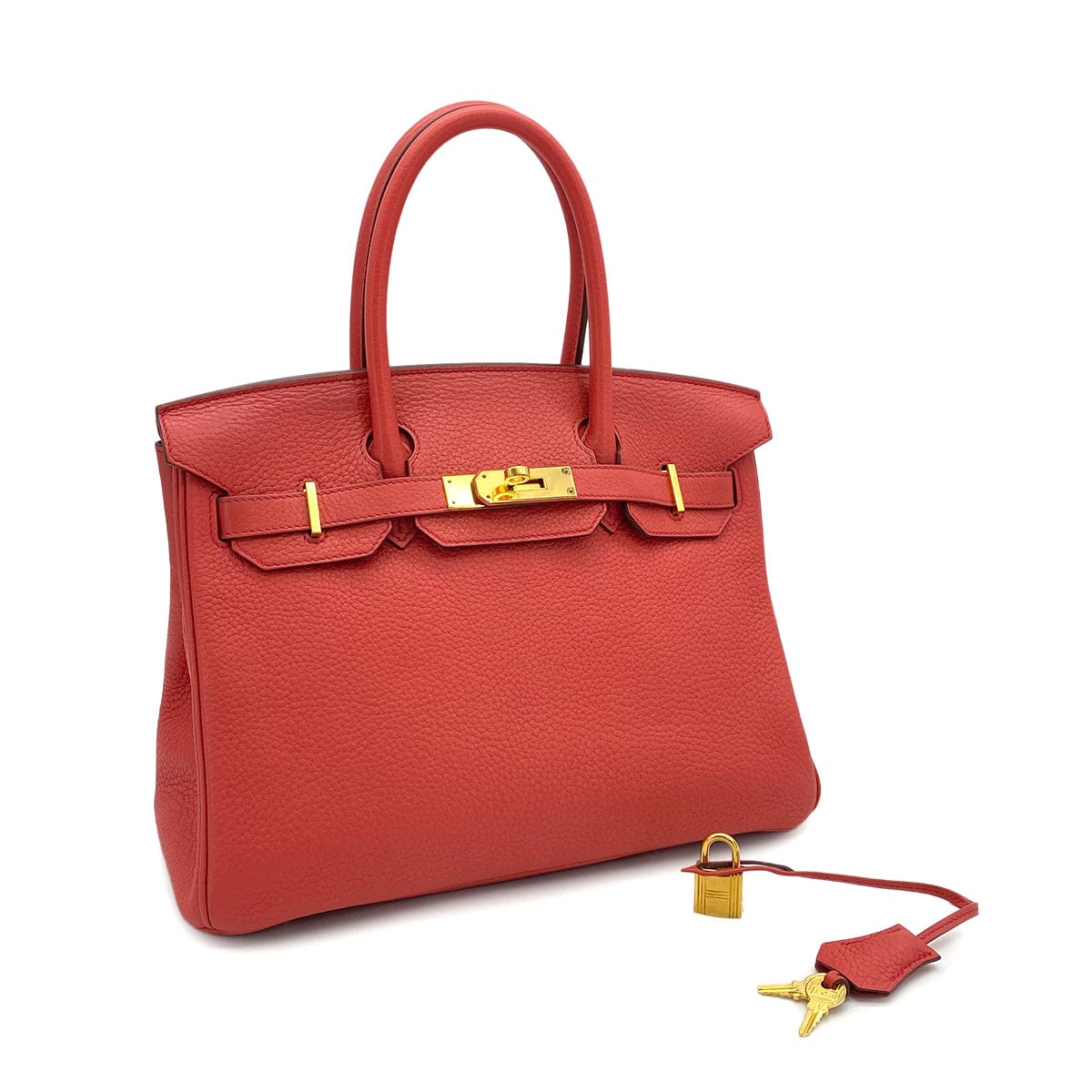 PURPOSE HERMES BIRKIN 30 ROUGE PIVOINE TAURILLON CLEMENCE HAND BAG 2015 T STAMP GOLD HARDWARE 90317928