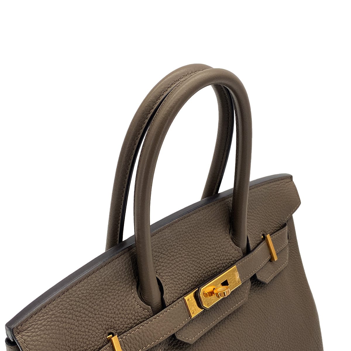 PURPOSE HERMES BIRKIN 30 TAUPE TOGO HAND BAG 2013 SQUARE Q GOLD HARDWARE 90327247